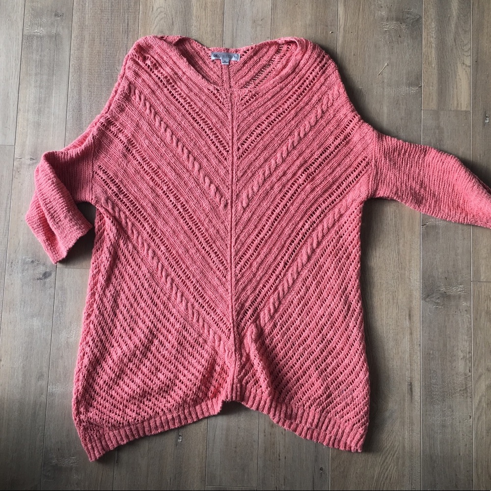 DE collection sweater from Downeast! Coral pink!